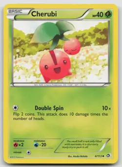 Cherubi 4/113 Legendary Treasures Pokemon LP Uncommon - Image 1
