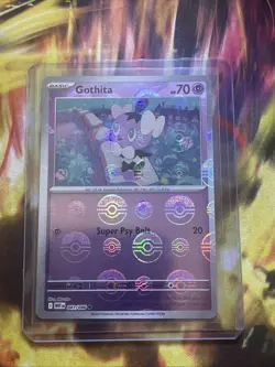 Pokemon TCG S&V White Flare Gothita Poke Ball 041/086 English - Image 1