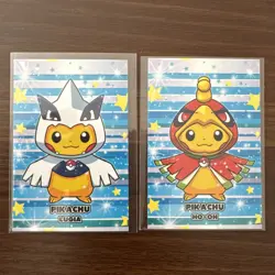 Pokemon Pikachu Hi-oh / Lugia Ponchos Set of 2 Near Mint - Image 1