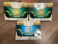 Leafeon & Glaceon Vstar Special Collection Boxes 3x - Sealed Pokemon SWSH - Image 2