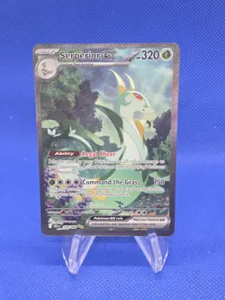 Pokemon S&V Black Bolt Serperior ex 164/086 Special Illustration Rare NM - Image 1