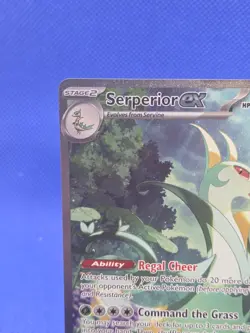 Pokemon S&V Black Bolt Serperior ex 164/086 Special Illustration Rare NM - Image 3