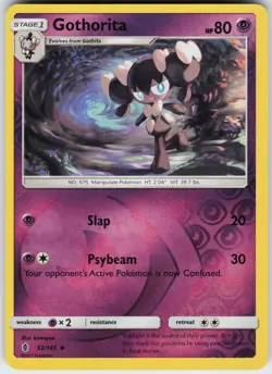REVERSE HOLO GOTHORITA 53/145 UC NEAR MINT - Image 1