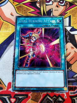 Dark Burning Attack ra04-en245 (NEW) Platinum-Secret Yu-Gi-Oh - Image 1