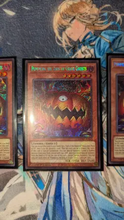 YuGiOh! | 3x Pumpking The King of Grave Ghosts | MZMU-EN001 Secret Rare 1st NM - Image 4