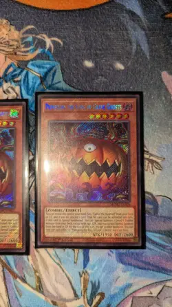 YuGiOh! | 3x Pumpking The King of Grave Ghosts | MZMU-EN001 Secret Rare 1st NM - Image 5