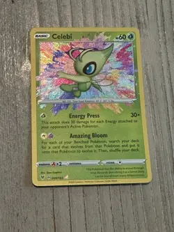 Pokemon Card TCG - Celebi 009/185 Amazing Rare Vivid Voltage Near Mint - Image 1