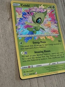Pokemon Card TCG - Celebi 009/185 Amazing Rare Vivid Voltage Near Mint - Image 2
