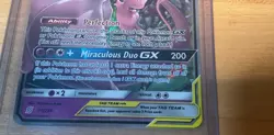 Mewtwo & Mew GX Hp 270 TAG TEAM Holo Pokemon Card - Image 2