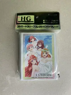 Bushiroad The Quintessential Quintuplets Standard Card Sleeves Wedding - Image 1