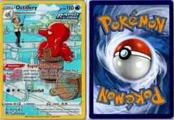 Pokemon Card - Octillery Brilliant Stars Trainer Gallery TG03/TG30 Holo LP - Image 3