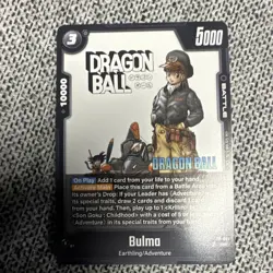 Bandai Dragon Ball Super Bulma Promo Battle Card FP- 061 English 5000 - Image 1