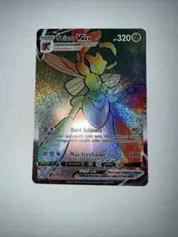 Pokemon TCG Scizor VMAX Darkness Ablaze Rainbow Rare Card 193/189 - Image 1
