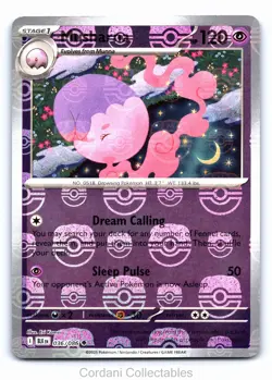 Musharna 036/086 - Black Bolt - Masterball Pokemon Card - Near Mint - Image 1