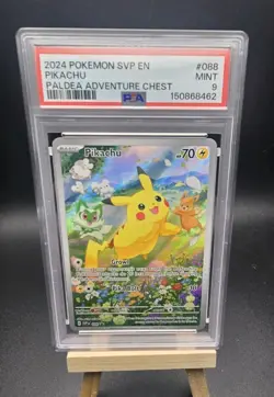 Pikachu 088 Sv: Scarlet & Violet Promo Cards Holo Psa 9 - Image 1
