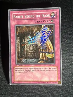 Yugioh Barrel Behind The Door PGD-095 Super Rare 1st Ed MP - Image 3