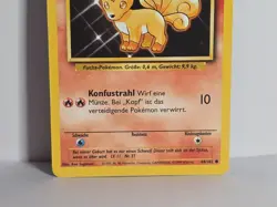 Vulpix Base Set German 68/102 Vintage Unlimited Common Pokemon Card TCG LP - Image 3