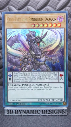 | Yugioh Odd-Eyes Arc Pendulum Dragon LEDD-ENC00 1st Edition NM 🔥 | - Image 1