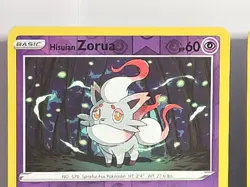 Hisuian Zorua & Zoroark V Pokemon Evolution Lot 3 Card Bundle Lost Origin LP-NM - Image 3