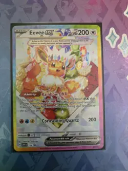 Eevee EX 174 Scarlet & Violet Promo Holo Card Prismatic Evolutions - Image 1