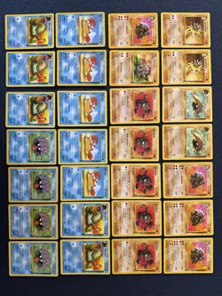 92 x Pokemon TCG Fossil Vintage English Cards, a couple 1st edition - Image 3