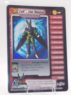 Dragon Ball Z TCG Score Cell the Master Foil Vintage Card 2001 | Unlimited LP - Image 1