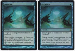 Moonlace x2 2x 2006 Time Spiral FOIL Blue Rare Instant MTG NM AZ1 - Image 1