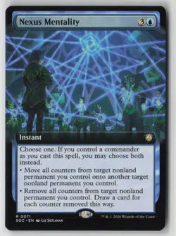 Nexus Mentality (Extended Art) 71 Rare Commander: Secrets of Strixhaven NM - Image 1
