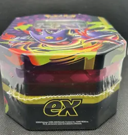Pokemon TCG Mega Gengar Moonlit Tin Factory Sealed Brand New - Image 5