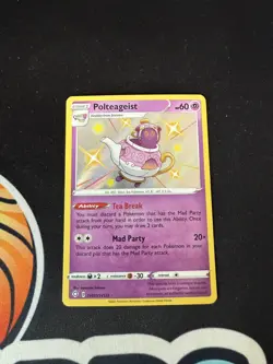 Pokemon TCG Polteageist SV053/SV122 Shining Fates Holo LP - Image 1