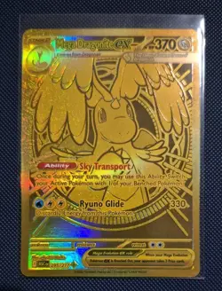 Pokemon Mega Dragonite EX - 295/217 - Ascended Heroes Gold Mega Hyper Rare - Image 1
