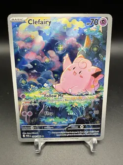 Pokemon TCG Clefairy 094/088 Illustration Rare NM – Perfect Order Full Art - Image 1