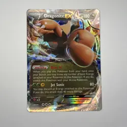 Pokemon Dragonite EX Full Art Ultra Rare Holo 74/111 XY Furious Fists 180 HP - Image 1