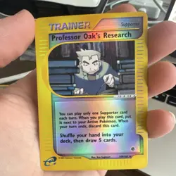 Pokemon Professor Oak's Research Expedition Base Set Rare Holo 149/165 Trainer - Image 1