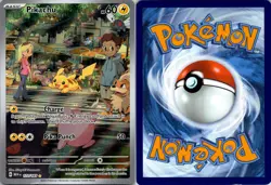 Pikachu 173/165 151 Pokemon TCG Holo Illustration Rare MP 1 - Image 3