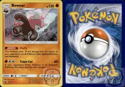 Bewear 56/111 Holo R Crimson Invasion Pokemon Holo NM/M - Image 2