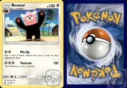 Bewear 111/147 R Burning Shadows Pokemon NM/M - Image 2