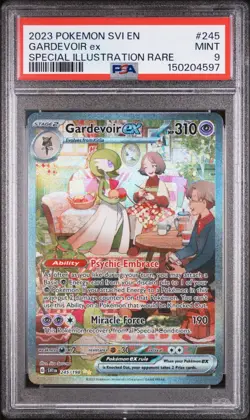 PSA 9 MINT 2023 POKEMON SV1 EN GARDEVOIR ex #245 SPECIAL ILLUSTRATION RARE - Image 1