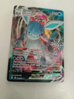 Glaceon VMAX 041/203 STAMPED SNOWFLAKE (Holiday Calendar) Pokemon Holo NM - Image 2