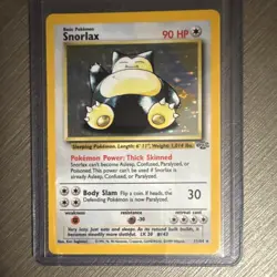 Pokemon 1999 Jungle Snorlax 11/64 Holo Rare Unlimited Edition English - Image 3
