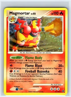 Magmortar 31/132 Rare Secret Wonders Pokemon Moderately Played - Image 1
