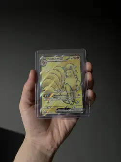 Pokemon TCG Ninetales EX 186/165 151 Mint/Nm Condition Scarlet & Violet - Image 1