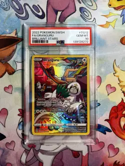 2022 POKEMON ORANGURU TG12 SWSH FULL ART BRILLIANT STARS PSA 10 - Image 1