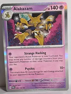 Abra 80 Kadabra 81 Alakazam 82 Evolution Set Twilight Masquerade Pokemon TCG NM - Image 4