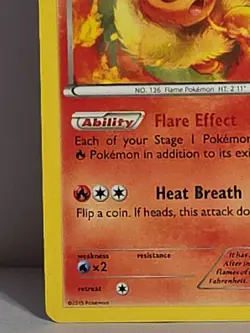 Flareon XY Ancient Origins 13/98 Non Holo 2015 Pokemon TCG MP-LP - Image 4