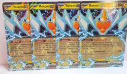 Rotom ex 029/094 Phantasmal Flames X4 Playset Pokemon TCG Ultra Rare NM/LP - Image 1