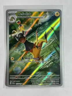 Pokemon TCG Sv06 Twilight Masquerade Heliolisk 177/167 IR Holo Full Art - Image 1