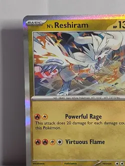 N's Reshiram 116/159 Rare Journey Together Reverse Holo/ Holo Rare Pokemon TCG - Image 3
