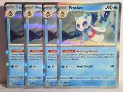 X4 Froslass 053/167 Holo Rare Playset Twilight Masquerade Pokemon TCG NM - Image 1
