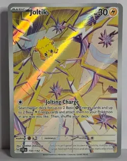 Joltik 150/142 SV07: Stellar Crown Illustration Rare Holo Pokemon TCG Near Mint - Image 1